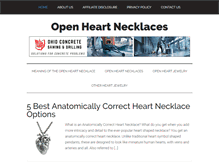 Tablet Screenshot of openheartnecklaces.com